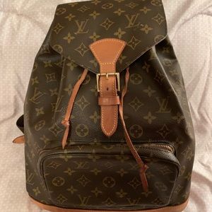 Louis Vuitton Montsouris Monogram Canvas Backpack